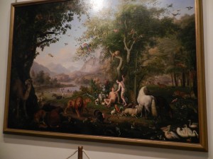Adam and Eve in the Garden of Eden by Peter Wenzel, taken by Martha Wiggins, Vatican Museum, 2012