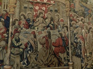 The Last Supper, part of a four tapestry series on the Passion, ca 1520-30, Vatican Museum, taken 2012 by Martha Wiggins