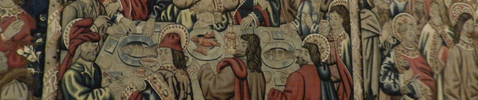 The Last Supper, part of a four tapestry series on the Passion, ca 1520-30, Vatican Museum, taken 2012 by Martha Wiggins